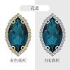 Hebilla Pequeña de Cristal Ojo de Caballo DIY Accesorios para Vestido de Boda Tocados Material Cadena de Garras Borde Costura a Mano Strass de Garra Strass Ojo de Caballo
