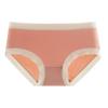 Ropa interior modal para mujer, de color sólido, de algodón antibacteriano, sin costuras, entrepierna, cintura media, transpirable, de alta elasticidad, bragas finas para niñas.
