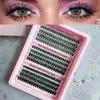 Pestañas postizas transfronterizas, los más vendidos en Amazon, pestañas postizas gruesas para mujeres de raza mixta asiática con aura fuerte, DIY