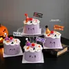 2026 Feliz Halloween Cake Topper Mini Pompón Sombrero Pequeño Festival Decoración para Hornear Accesorios de Inserto