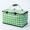 Canasta de picnic en stock cesta aislada cesta plegable cesta de compras de supermercado bolsa de mano para picnic al aire libre camping caja para llevar entrega a domicilio