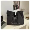 Versión coreana 2026 nuevo bolso de mujer con estampado de letras, bolso tote de gran capacidad, bolso de hombro, bolso de mano, bolso casual para mujer