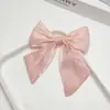 Cintas de satén de luz suave lazo de perlas hecho a mano DIY accesorios para el cabello ropa zapatos bolsos ropa de muñeca accesorios de decoración