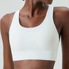 Ropa interior deportiva con copa de respiración transfronteriza, sujetador deportivo de talla grande europeo y americano para mujer, ropa interior de yoga y fitness de una pieza con copa de pecho.