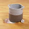 Nova Cesta de Algodão Artístico para Guardar Miudezas Cesta de Armazenamento Casa Nórdica Cesta de Armazenamento para Miudezas Cesta de Armazenamento Cesta Trançada Atacado