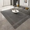 Tapete moderno minimalista para sala de estar, tapete de chão para sofá de veludo cristal e mesa de centro, tapete de cabeceira para quarto, tapete absorvente para pés, tapete de chão lavável