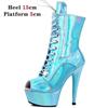 Botas de moda plus size europeias e americanas