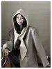 Conjunto de Gorro y Bufanda Estilo Coreano Ins, Gorro de Punto Cálido para Mujer, Pasamontañas de Invierno para Proteger los Oídos, Gorro de Lana para Hombre