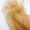 Hilo Cogen Dorado Alta Densidad Hilo Brillo Dorado Color Dorado Tacto Duro Gasa Bolsa Cosmética Bolsa de Regalo Materia Prima
