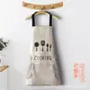 Delantal 2023 nuevo hogar cocina impermeable a prueba de aceite cocina ropa de trabajo mujer cintura comedor especial red roja moda