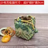 Bolsas Pequeñas Cuadradas de Tela al por Mayor para Fabricantes, Bolsas Pequeñas de Doble Capa con Cuatro Bolsillos para Almacenamiento de Tazas de Té Pequeñas, Bolsas de Regalo para Empaque de Joyería y Bolsas para Manualidades
