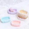 Cesta de Encaje Colorida Dibujo Animado Hecho a Mano Accesorios para Joyería DIY Paquete de Materiales de Accesorios Pequeños de Pegamento de Crema y Resina Venta al por Mayor