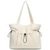 Nova Bolsa de Ombro Plissada, Bolsa de Mão de Grande Capacidade, Simples, Moderna, Casual, Bolsa Tote para o Dia a Dia de Estudantes Universitários