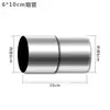 Tubo de escape para calentador de agua, anillo decorativo de fila fuerte, conector, codo telescópico, doble capa, estufa de gas de pared, tubo de humo, cinta