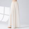Calça Wide-Leg Clássica para Mulheres, Novo Estilo, Calça de Gaze Solta e Fluida para Performance, Roupa para Prática Diária, Calça de Dança Chinesa