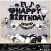 Ins Juego de Globos para Decoración de Cumpleaños Niños Niñas Fiesta de Cumpleaños de Bebé Accesorios para Disfrazar Escena