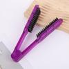 Pente Cruzado para Styling de Cabelo para Dar Volume a Cabelos Cacheados, Pente Alisador, Resistente a Altas Temperaturas, Plástico Anti-Estático, Pente Prático