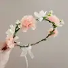 Guirlanda Floresta Encantada Super Colorida 2025 Novo Estilo Tiara de Elfo Flor de Fada para Madrinha Flor de Cabelo Guirlanda