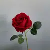 Simulación de flores de rosa de franela, decoración de bodas, arreglos florales, cascada de rosas, paisajismo, accesorios de fotografía, ramo de simulación, flores falsas