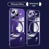 Capa para Celular Apple iPhone 18 Adequada para 17654/312Promax Capa Protetora de Lente Galvanizada com Carregamento Magnético