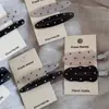 Pinza para el pelo de lunares de alta gama coreana, pinza lateral, pinza para flequillo, pasador lindo, accesorio para el pelo