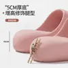 Pantuflas de Suela Gruesa para Hombre, Transpirables Antideslizantes de Verano para Interiores en Casa, Silenciosas para Parejas, Pantuflas de Eva para Mujer, Uso Exterior de Verano