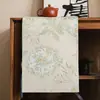 Bordado Jacquard con Motivos Florales, Nuevo Camino de Mesa Estilo Chino, Salvamanteles Aislante para Mesa de Centro, Soporte para Tetera, Accesorios para Manteles, Juego de Té Seco