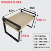 Organizador de Almacenamiento de Mesa Estantes de Cocina Impresora Simple Minimalista Doble Capa Capa Única Estante de Gabinete Condimento