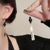 Nuevos Pendientes Antiguos de Estilo Chino Súper Hada Flor de Bambú Borla de Perlas Gancho para la Oreja Explosiones Estilo Chino Pendientes Combinables Pendientes