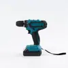 Broca Elétrica de Lítio Sem Fio Doméstica Personalizada de Fábrica, Furadeira Pistola de Alta Potência, Furadeira Manual Multifuncional para Comércio Exterior, Atacado
