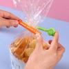 5 clips de sellado para bolsas de refrigerio, creativos clips de sellado de zanahoria, imanes para bolsas, cajas de almacenamiento, pegatinas para refrigerador.