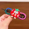 Presilha de bico de pato marrom de cachorro coreano, presilha elegante para coque torcido, presilha de cabelo volumizadora para a parte de trás da cabeça, acessório de cabelo de alta qualidade