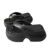 Celebridad de Internet Nuevo Estilo EVA Super Gruesas 9cm Pantuflas Verano para Mujer Uso Exterior Clip-off Tacón Alto para Mujer Chanclas de Suela Gruesa para Playa