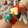 Nuevo Pulsera de Decoraciones Navideñas Círculo Pop Accesorios del Día del Niño Círculo de Parche Lindo Creativo Regalo de Navidad