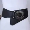 Cinto Feminino Estilo Europeu e Americano Vintage, Decorativo para Roupas de Exterior, Afunilador de Cintura, Versátil, Fashion, Adequado para Vestidos e Casacos, Cós Elástico, Descolado
