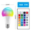 Bombilla LED Inteligente Control por App Bombilla RGB Lámpara Tuya Home 9W Lámpara de Cambio de Color E27 Bluetooth Control Bluetooth