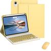 Adequado para o Novo iPad Tablet Mini7 Capa Protetora Teclado Bluetooth Sem Fio Destacável Slot para Caneta Capa de Couro