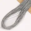 Banda elástica redonda de 0.8-2.0 mm, cordón elástico de látex colorido para joyería, manualidades hechas a mano y pulseras