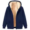 Venta al por mayor del fabricante, artículo popular de exportación: sudaderas con capucha para mujer, forradas de polar, de peso pesado y engrosadas, y tops coloridos
