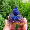 Bola de Cristal 73 Estilos Pirámide Bola de Cristal Transfronteriza Pirámide de Piedra Triturada Artesanías para el Hogar Adornos de Resina