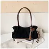 Bolso de mano plisado retro de alta costura estilo coreano para mujer, elegante bolso de hombro para el día a día, bolso de moda de nicho a la moda para llevar debajo del brazo