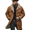 Chaquetas para Hombre 2025 Otoño e Invierno Europeas y Americanas en Stock Chaquetas Transfronterizas de Gamuza con Bloques de Color Amazon Abrigos con Cremallera y Múltiples Bolsillos