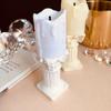 Accesorios para Fotos Ins Estatua de Columna Romana Europea Resina Mini Vela Candelabro Retro Adornos para Fotografía de Joyería