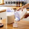 Cubo de Arroz para el Hogar Tanque de Almacenamiento Cocina a Prueba de Insectos y Humedad Tanque Sellado Cubo de Almacenamiento de Granos Tanque de Arroz Cubo para Comida de Gato y Perro