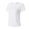 Top de Malha Fitness Peça Única Alta Elasticidade Justo para Mulheres Sem Costura Gola Redonda Camiseta de Yoga Pilates Indoor Emagrecedor Manga Curta