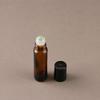 Botella de Cuentas Teal a Prueba de Luz de 10 ml Cabeza de Bola de Jade Natural Vidrio Engrosado Botella de Perfume Botella de Aceite Esencial Botella de Cuentas Rodantes