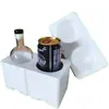 Caja de espuma para botella de vidrio cartón a prueba de golpes cubierta protectora exprés anticaída empaque tira de apertura fresco no