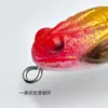Casting de Longa Distância Isca de Sapo Realista 2,5cm Anzol Duplo Isca Spinner Isca de Sapo Pesca em Água Salgada Conjunto de Iscas Macias