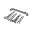 Brazo de soporte de aluminio y plástico máquina de urdido textil piezas especiales de máquina máquina de correas de soporte de espiga máquina de ribetear soporte de aluminio y plástico máquina textil original ocho