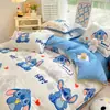 Capa de Edredom Peça Única 150X200X230 Solteiro Dormitório Estudante Capa de Colcha Infantil Lençol de Cama Solteiro Masculino Algodão Puro Não-Algodão